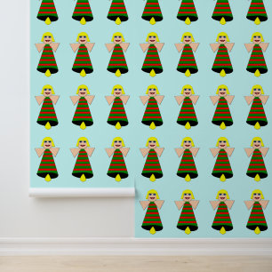 Papier Peint Ange de Noël Bell Patterned