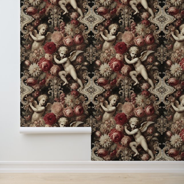 Papier Peint Angels de discorde - gothique baroque (Application)