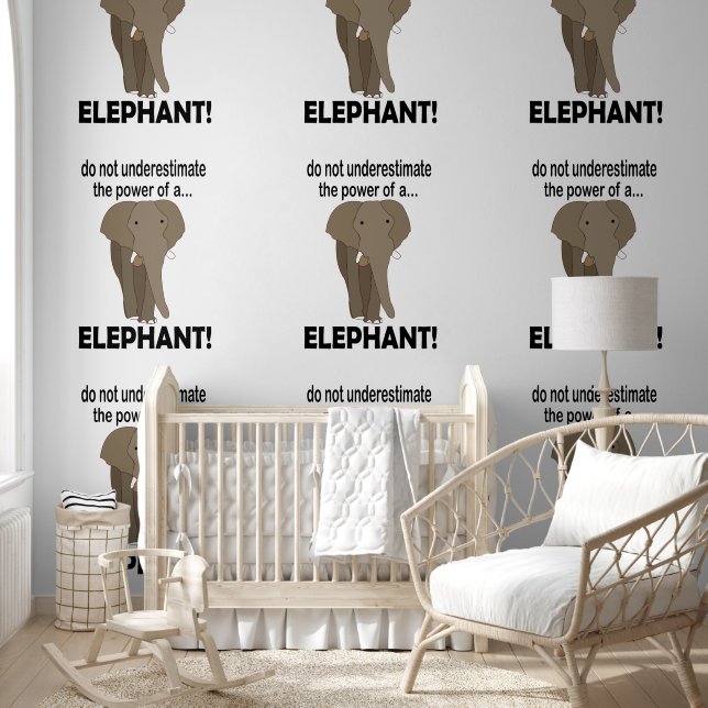 Papier Peint Animal éléphant Faune drôle Elephant (Enfants)