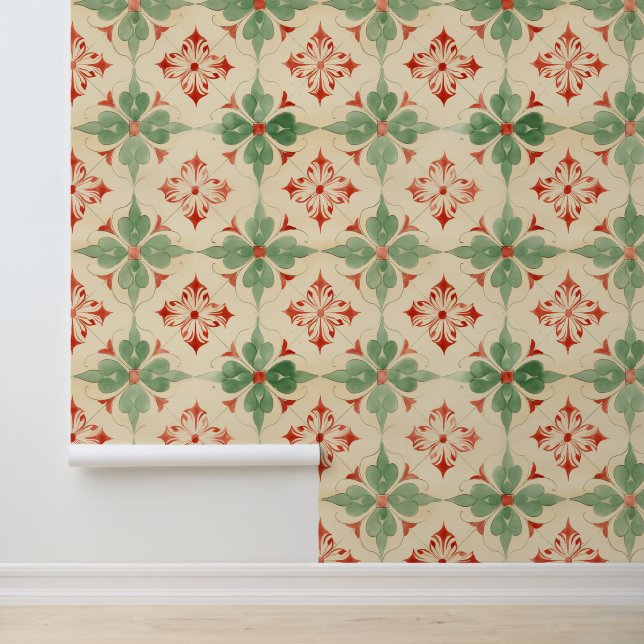 Papier Peint Antique Tile de Noël (Application)