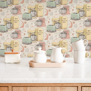 Papier Peint Appareils de cuisine rétro