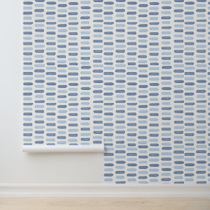 Papier Peint Aquarelle Bleu Clair, Style Infantile