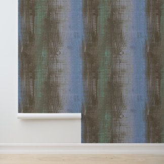 Papier Peint Aquarelle esquissée couleur océan & terre texture