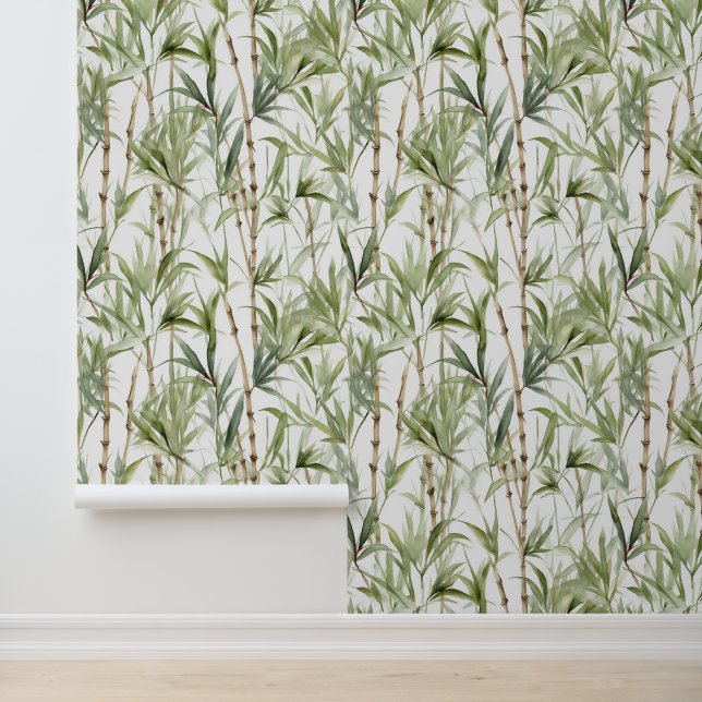 Papier Peint Arbres en bambou à imprimer (Application)