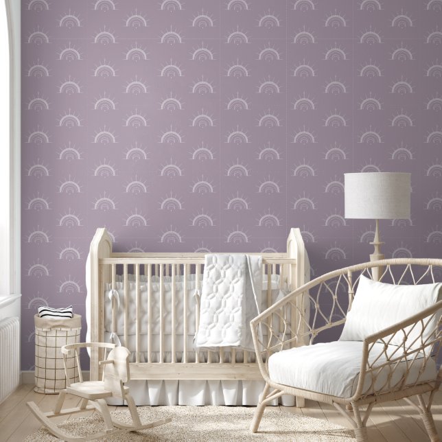 Papier Peint Arc céleste de la lune Solaire Lilac pourpre (Enfants)