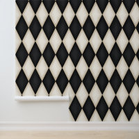 Arlequin blanc noir et antique