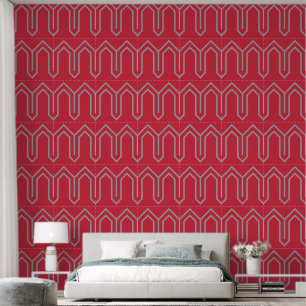 Papier Peint Art Déco Motif 05 - Espagnol Gris sur le Paradise 