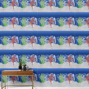 Papier Peint Art d'hiver pour enfants