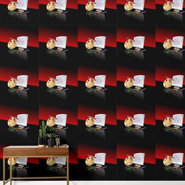 Papier Peint Art graphique (Couloir)