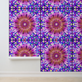 Papier Peint Art mandala abstrait coloré Sum Shine 