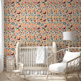 Papier Peint Art | Motif Mural Tribal Folklorique