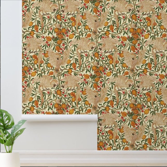 Papier Peint Art Nouveau Cockatoo Motif par Walter Crane (Créateur téléchargé)