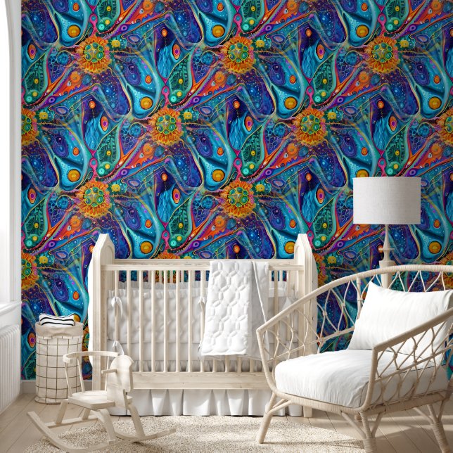 Papier Peint Art of Image Abstraction - motif transparent 10 (Enfants)