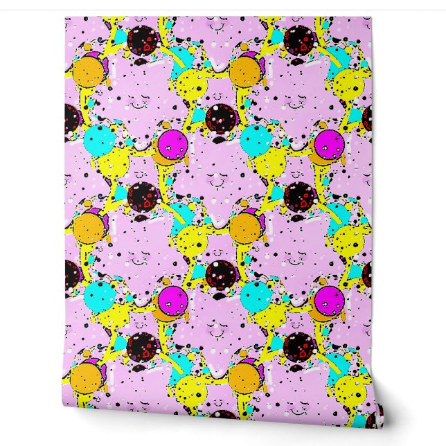 Papier Peint art pop pour enfants (Déroulement)