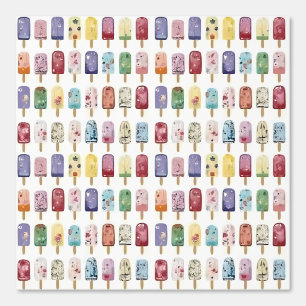 Papier Peint Artiste - Élégant Popsicle