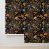 Arts et artisanat chardon écossais et fleurs sauva