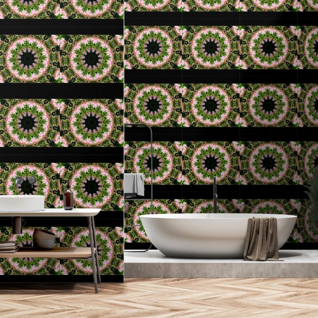 Papier Peint Astilbe Wreath (Salle de bain)