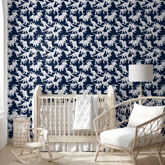 Papier Peint Autocollant pour Garçon Bébé Dinosaur (Enfants)