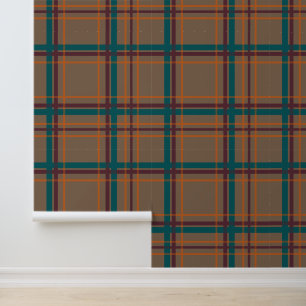 Papier Peint Automne Chic Plaid