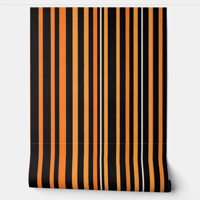 Papier Peint Automne Moderne Orange Collection Luxe (Déroulement)