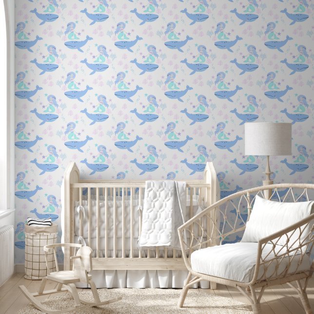 Papier peint avec un mignon motif d'images drôles. (Enfants)