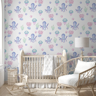 Papier peint avec un motif moderne.
