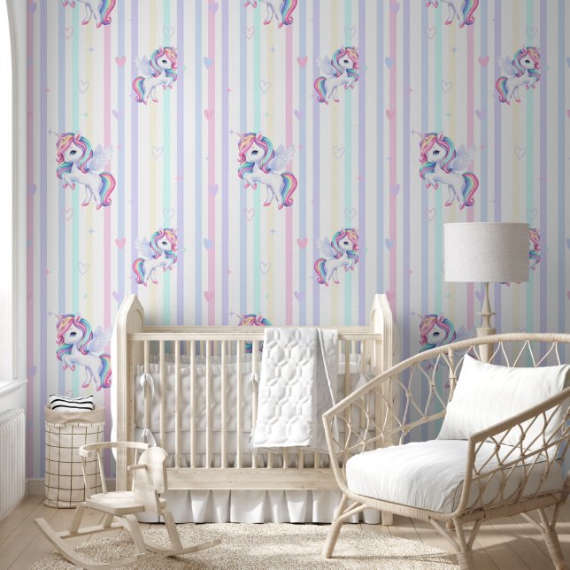 Papier peint avec un motif moderne. (Enfants)