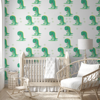Papier Peint Aventure de dinosaure amical