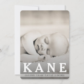 Papier peint Baby Boy Carte photo Faire-part de na