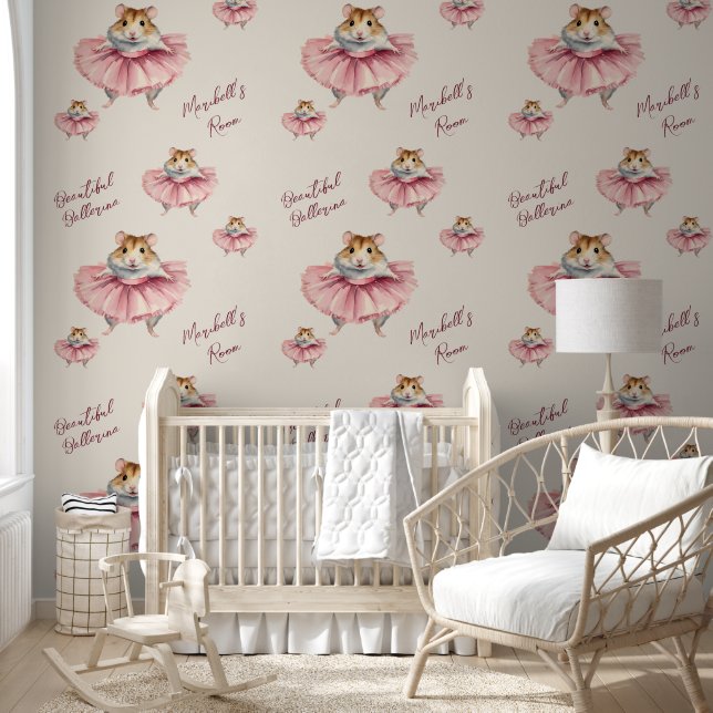 Papier Peint Ballerina Hamster Girls (Enfants)
