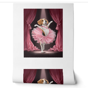 Papier Peint Ballerine Beagle � Danse de chien drôle