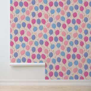 Papier Peint Ballons colorés amusants Pastel