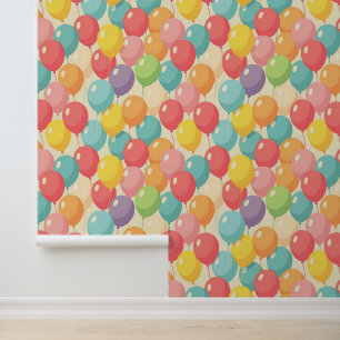 Papier Peint Ballons de fête de différentes couleurs