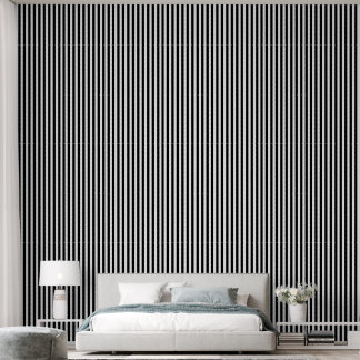 Papier Peint Bande noire et blanche