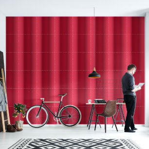 Papier Peint Bandes d'effet 3D rouge moderne