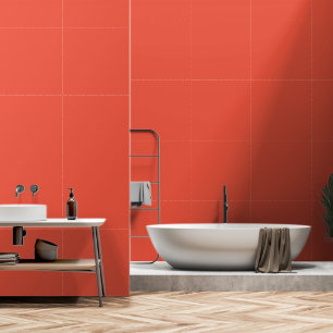 Papier Peint Basique Pastel Rouge Orange Solide Simple Coloré