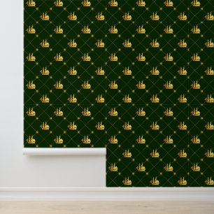 Papier Peint Bateau Gold