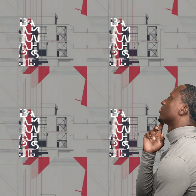 Papier Peint Bauhaus Mouvement Artwork Conceptuel Peel et Bâton (Créateur téléchargé)