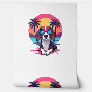 Papier Peint Beagle Sunset Arrière - plan Chemise, maman Beagle