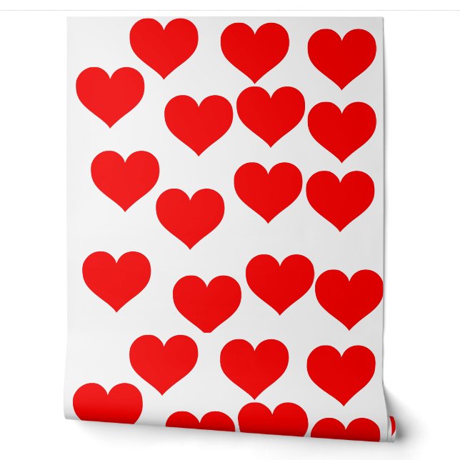 Papier Peint Beau fond d'écran de coeur rouge Love (Déroulement)