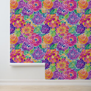 Papier Peint Beau jardin fleuri