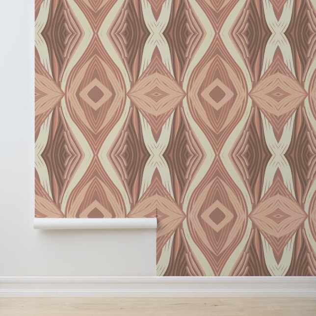 Papier Peint Beauté rustique des tubes entrelacés (Application)