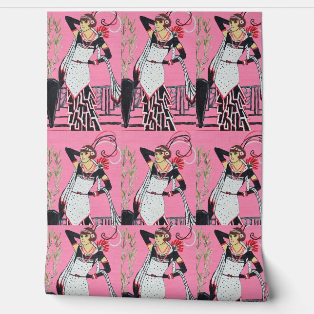 Papier Peint Beautiful lady  (Déroulement)