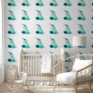 Papier Peint Bébé Âne Mignon Drôle