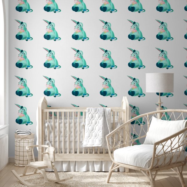 Papier Peint Bébé Âne Mignon Drôle (Enfants)
