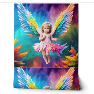 Papier Peint Bébé Bébé Ange ailes Art-38424