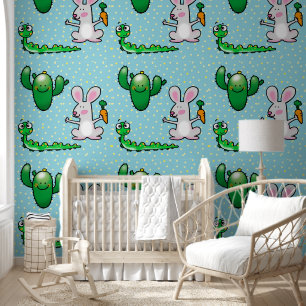 Papier Peint bébé crèche mignonne