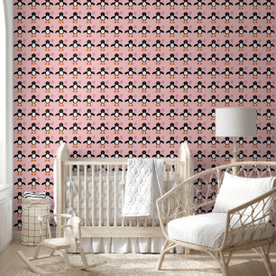 Papier Peint Bébé rose mignon fille Penguin modèle