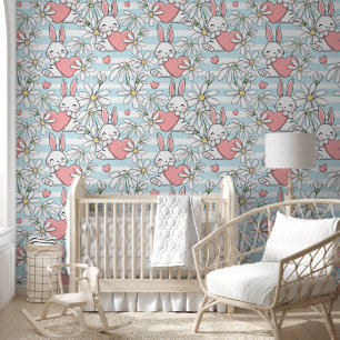 Papier Peint Belle Bunnies d'amour