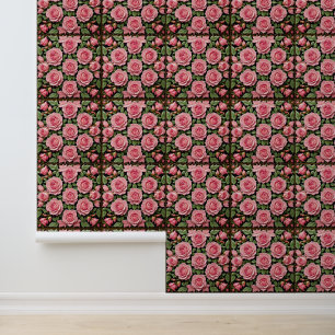 Papier Peint Belle collection de roses roses tendance